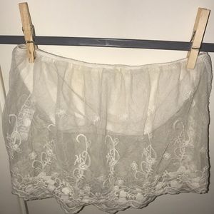 Crop Lace Top Urban Outfitters